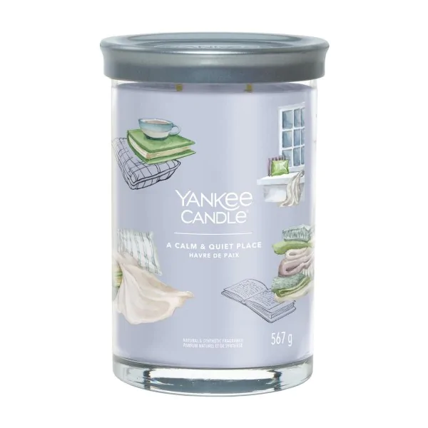 ŚWIECA ZAPACHOWA YANKEE CANDLE DUŻA A CALM & QUIET PLACE