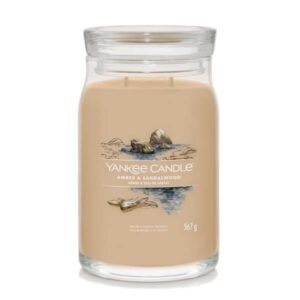 ŚWIECA ZAPACHOWA YANKEE CANDLE DUŻA AMBER and SANDALWOOD