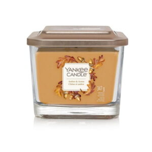 ŚWIECA ZAPACHOWA YANKEE CANDLE ŚREDNIA AMBER AND ACORN