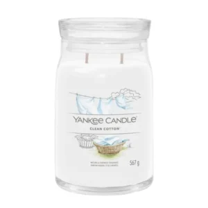 ŚWIECA ZAPACHOWA YANKEE CANDLE DUŻA CLEAN COTTON