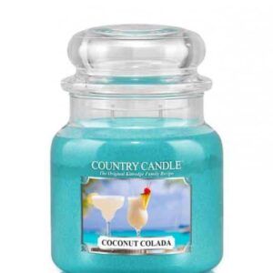 ŚWIECA ZAPACHOWA COUNTRY CANDLE ŚREDNIA COCONUT COLADA