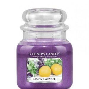 ŚWIECA ZAPACHOWA COUNTRY CANDLE ŚREDNIA LEMON LAVENDER