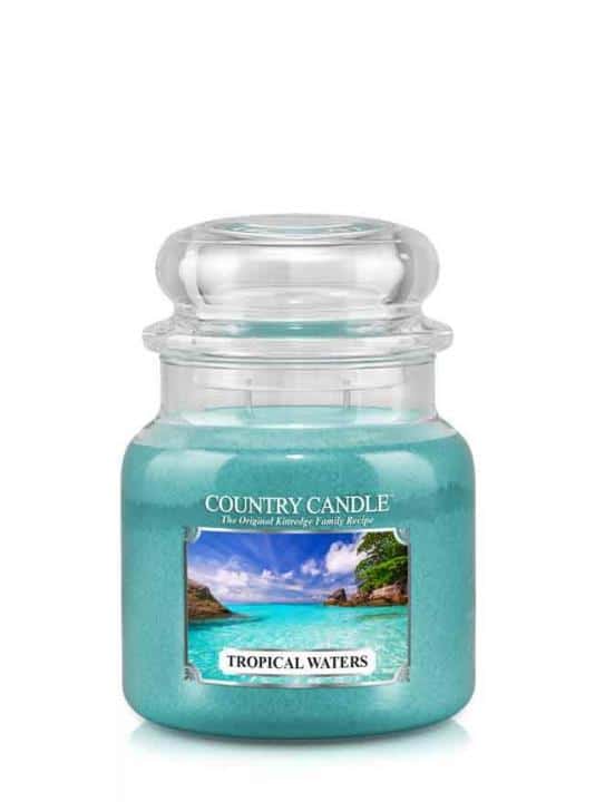 ŚWIECA ZAPACHOWA COUNTRY CANDLE ŚREDNIA TROPICAL WATERS