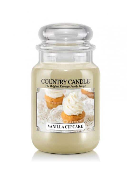 ŚWIECA ZAPACHOWA COUNTRY CANDLE DUŻA VANILLA CUPCAKE