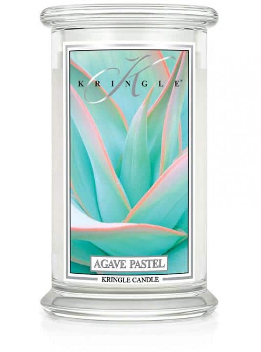 ŚWIECA ZAPACHOWA KRINGLE CANDLE DUŻA AGAVE PASTEL