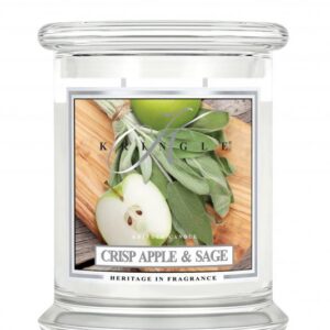 ŚWIECA ZAPACHOWA KRINGLE CANDLE ŚREDNIA CRISP APPLE AND SAGE