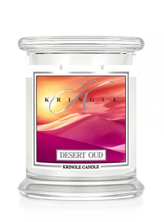 ŚWIECA ZAPACHOWA KRINGLE CANDLE ŚREDNIA DESERT OUD