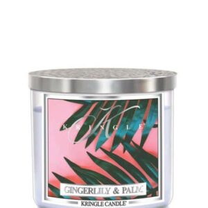 ŚWIECA ZAPACHOWA KRINGLE CANDLE ŚREDNIA GINGERLILY AND PALM