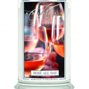 ŚWIECA ZAPACHOWA KRINGLE CANDLE DUŻA ROSE ALL DAY