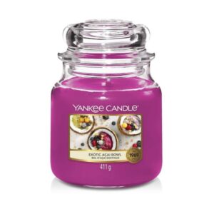 ŚWIECA ZAPACHOWA YANKEE CANDLE ŚREDNIA EXOTIC ACAI BOWL