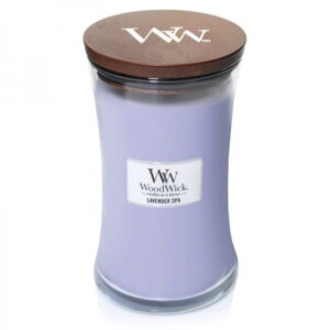 ŚWIECA ZAPACHOWA WOODWICK DUŻA LAVENDER SPA
