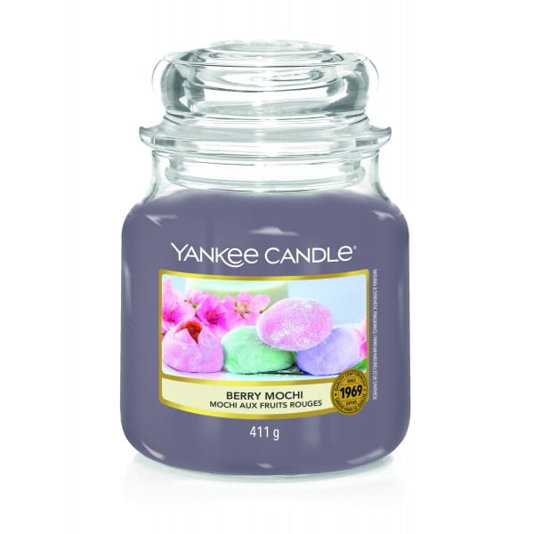 ŚWIECA ZAPACHOWA YANKEE CANDLE ŚREDNIA BERRY MOCHI