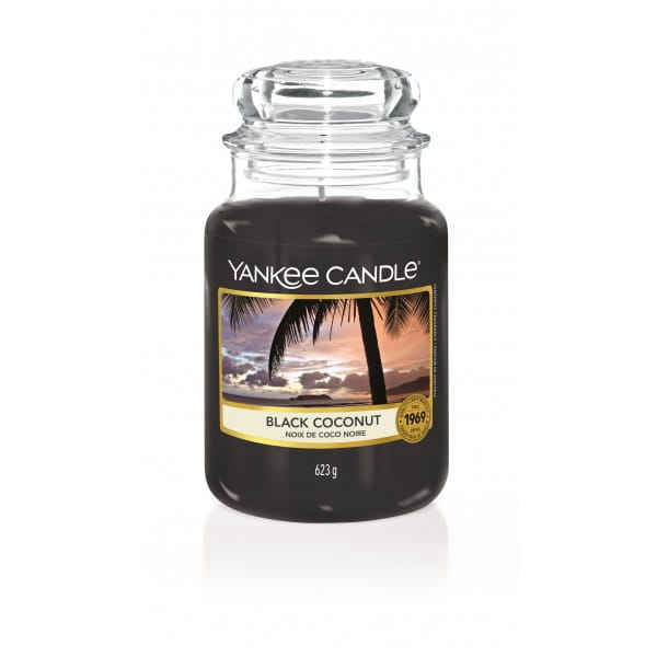 ŚWIECA ZAPACHOWA YANKEE CANDLE DUŻA BLACK COCONUT