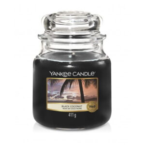 ŚWIECA ZAPACHOWA YANKEE CANDLE ŚREDNIA BLACK COCONUT