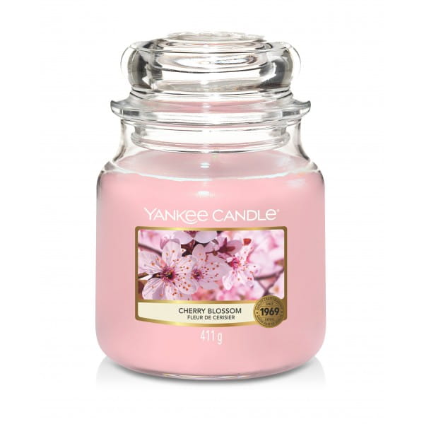 ŚWIECA ZAPACHOWA YANKEE CANDLE ŚREDNIA CHERRY BLOSSOM