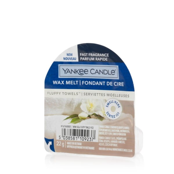 WOSK ZAPACHOWY YANKEE CANDLE FLUFFY TOWELS 22g