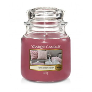 ŚWIECA ZAPACHOWA YANKEE CANDLE ŚREDNIA HOME SWEET HOME