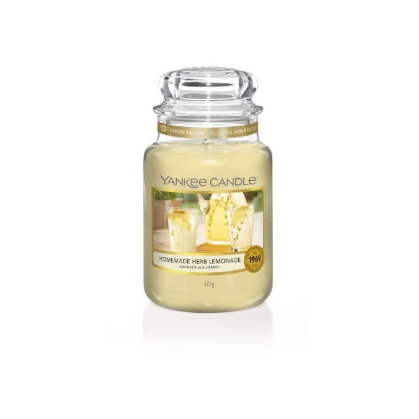 ŚWIECA ZAPACHOWA YANKEE CANDLE DUŻA HOMEMADE HERB LEMONADE