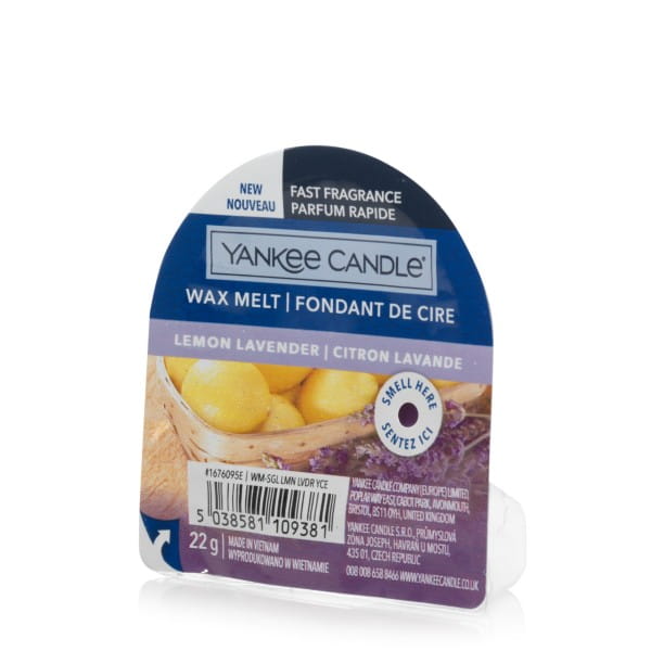 WOSK ZAPACHOWY YANKEE CANDLE LEMON LAVENDER 22g
