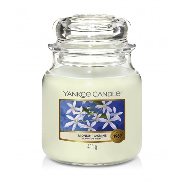 ŚWIECA ZAPACHOWA YANKEE CANDLE ŚREDNIA MIDNIGHT JASMINE