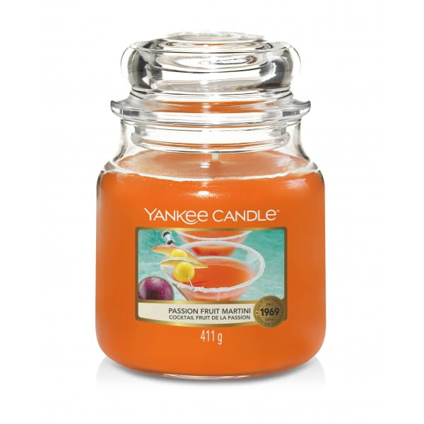 ŚWIECA ZAPACHOWA YANKEE CANDLE ŚREDNIA PASSION FRUIT MARTINI