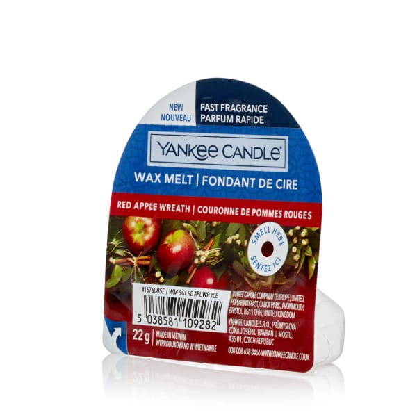 WOSK ZAPACHOWY YANKEE CANDLE RED APPLE WREATH 22g
