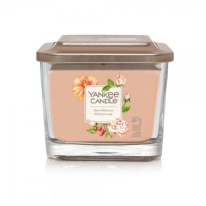 ŚWIECA ZAPACHOWA YANKEE CANDLE ŚREDNIA ROSE HIBISCUS