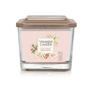 ŚWIECA ZAPACHOWA YANKEE CANDLE ŚREDNIA SNOWY TUBEROSE