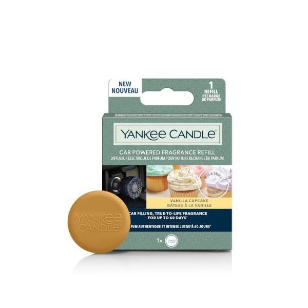 YANKEE CANDLE ELEKTRYCZNY ODŚWIEŻACZ DO SAMOCHODU UZUPEŁNIACZ VANILLA CUPCAKE