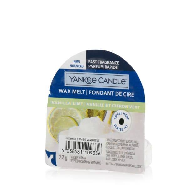 WOSK ZAPACHOWY YANKEE CANDLE VANILLA LIME 22g