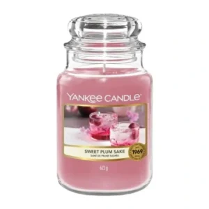ŚWIECA ZAPACHOWA YANKEE CANDLE DUŻA SWEET PLUM SAKE 623g