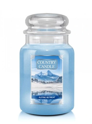 ŚWIECA ZAPACHOWA COUNTRY CANDLE DUŻA ALPINE RETREAT 680g