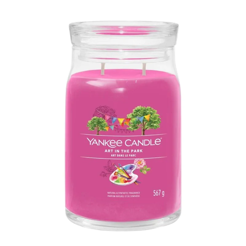 ŚWIECA ZAPACHOWA YANKEE CANDLE DUŻA ART IN THE PARK 567g