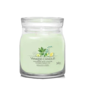 ŚWIECA ZAPACHOWA YANKEE CANDLE ŚREDNIA CUCUMBER MINT COOLER 368 g