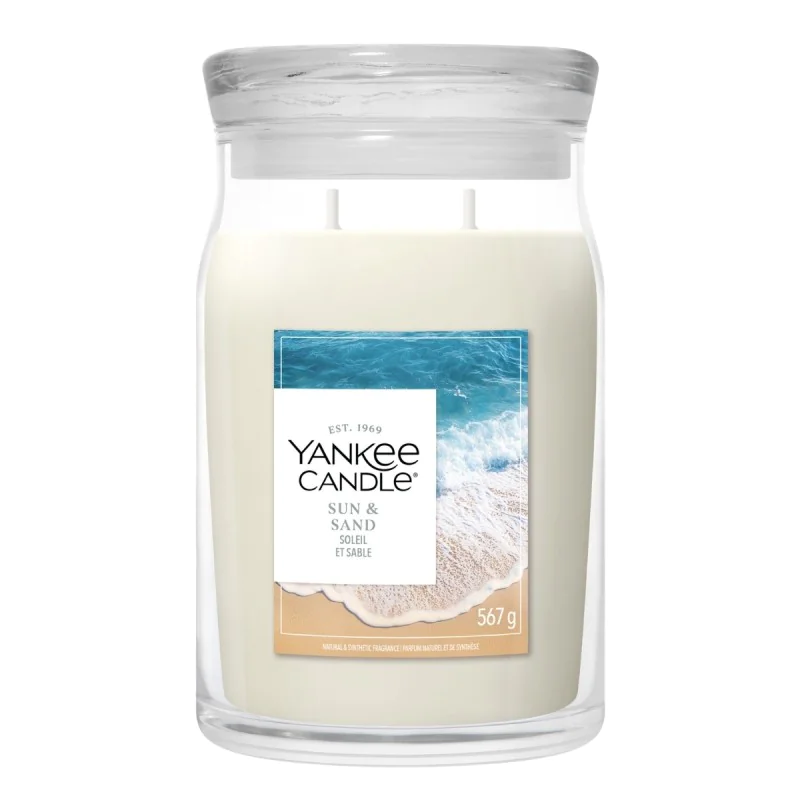 ŚWIECA ZAPACHOWA YANKEE CANDLE DUŻA SUN & SAND 567g